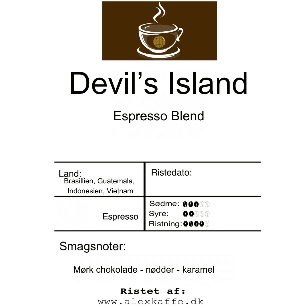 Devil's Island espresso blend