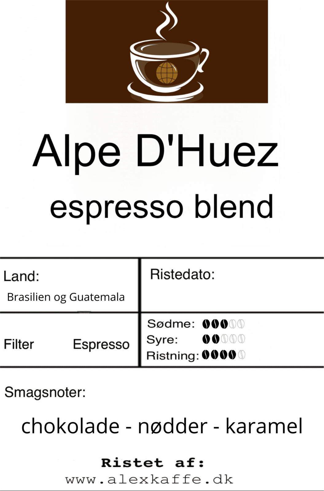 Alpe d’Huez Espresso blend