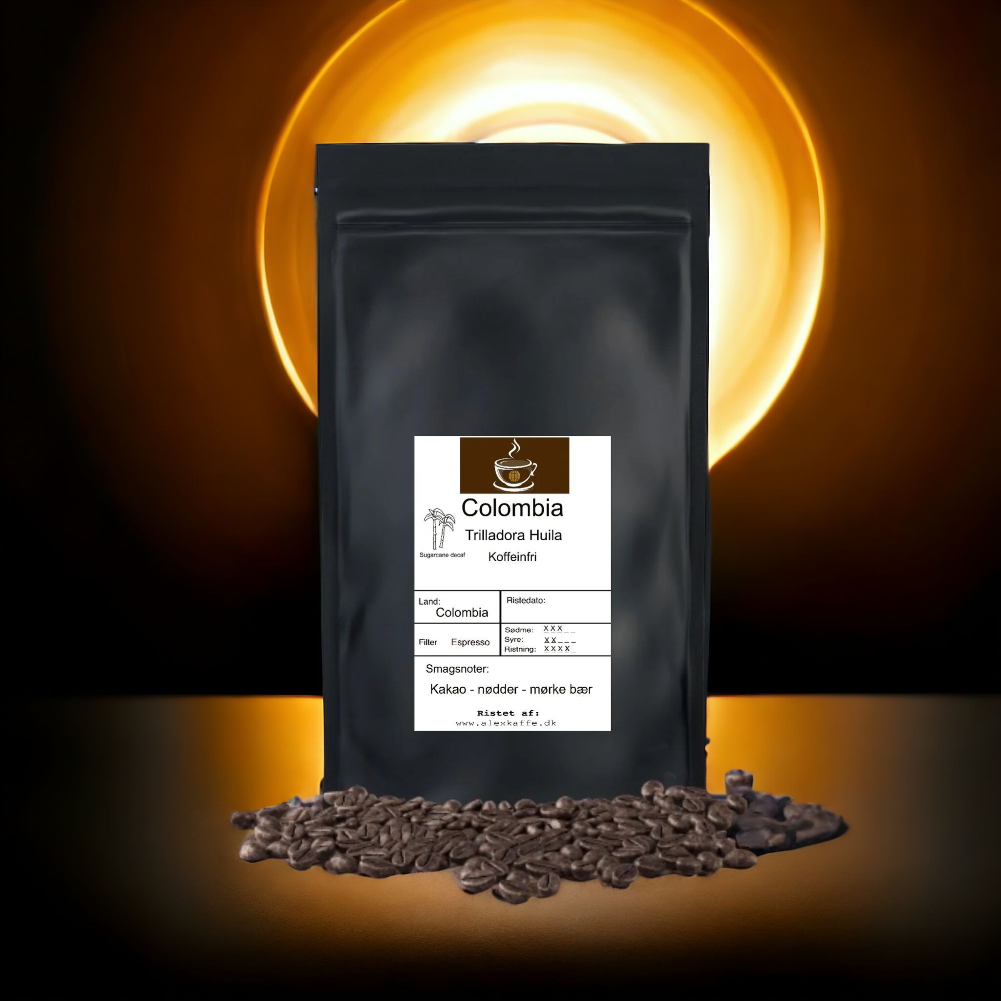 Colombia Huila koffeinfri-Alex Kaffe