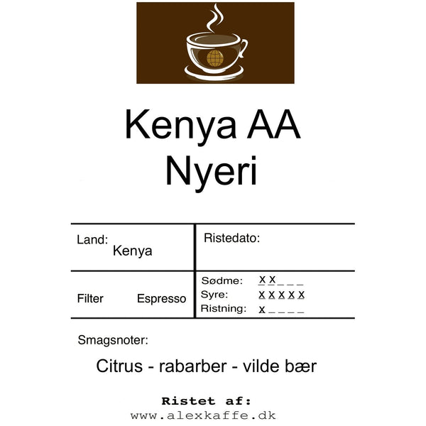 Kenya Nyeri AA Plus - espresso