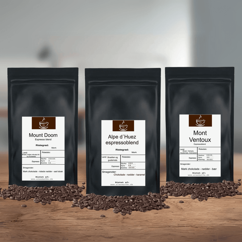 Smagepakke Espresso blends