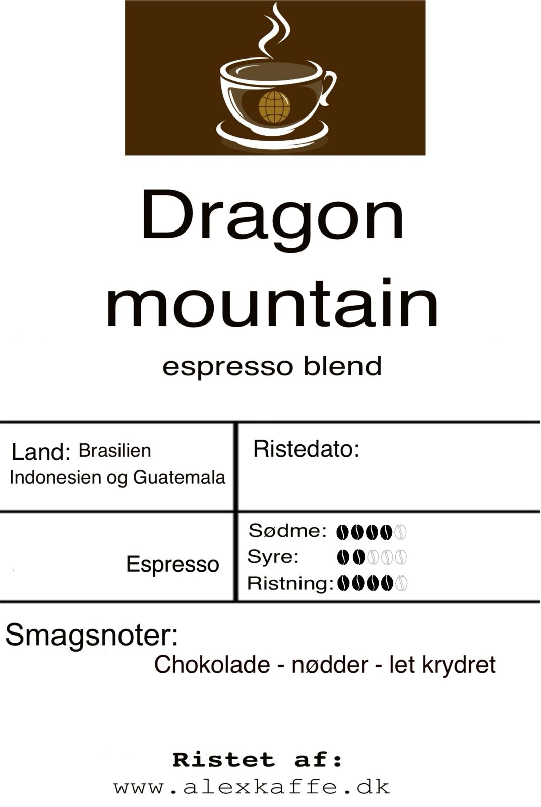 Dragon Mountain Espresso Blend