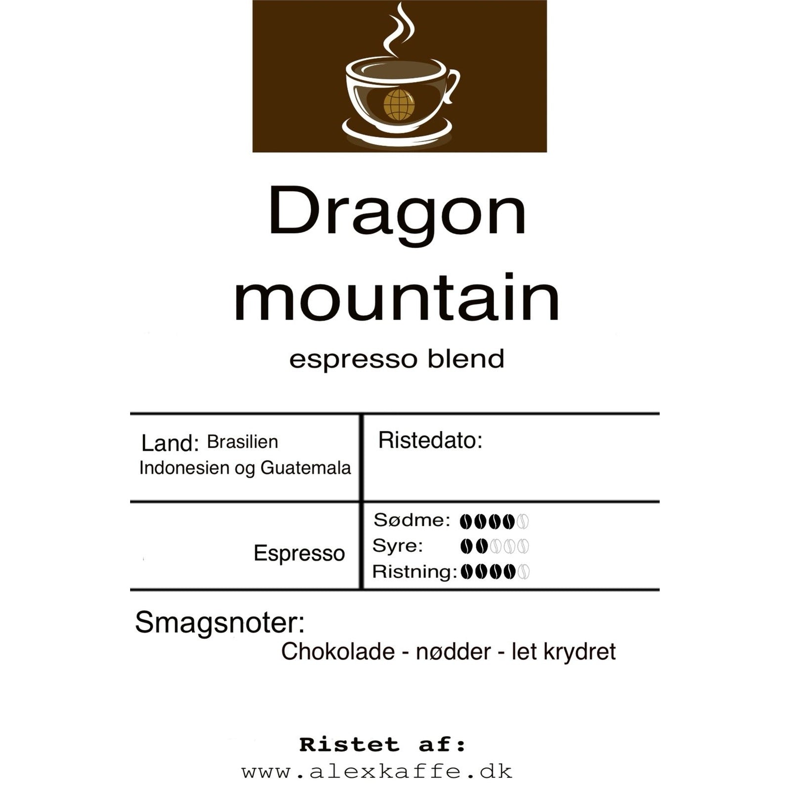 Dragon Mountain Espresso Blend