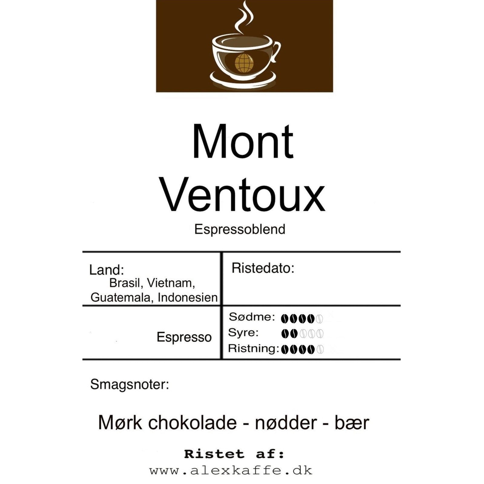 Mont Ventoux Espresso blend
