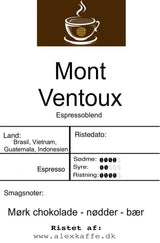 Mont Ventoux Espresso blend