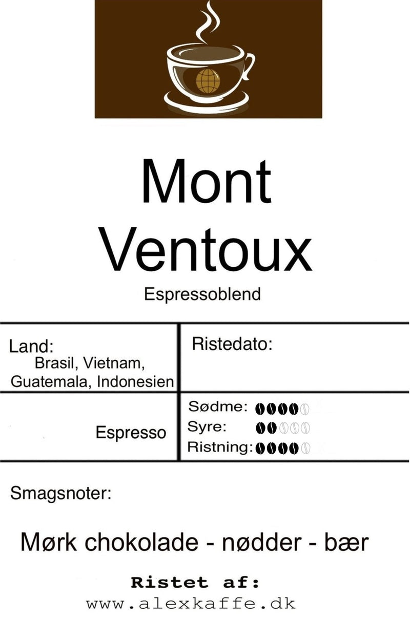 Mont Ventoux Espresso blend