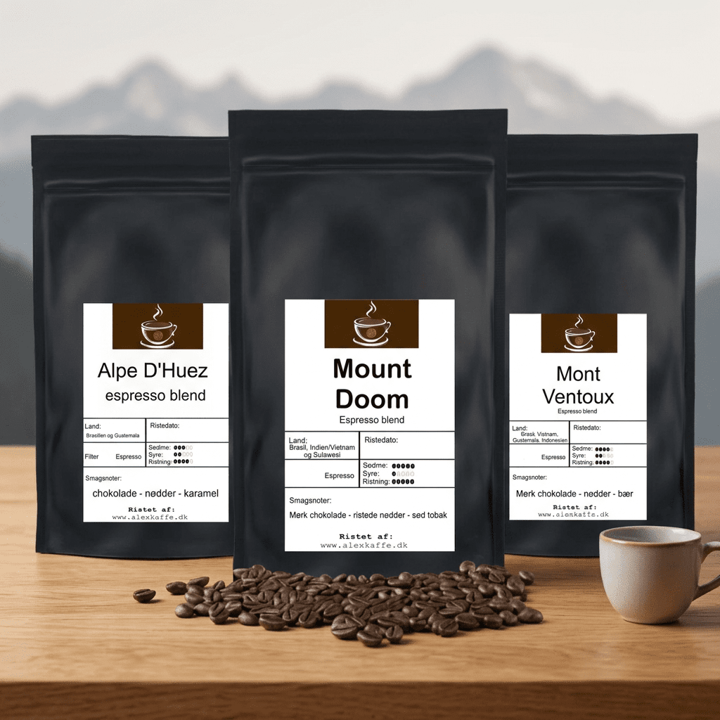 Smagepakke espressokaffe – 3 spændende espresso blends