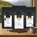 Smagepakke filterkaffe – 3 mellemristede single origins